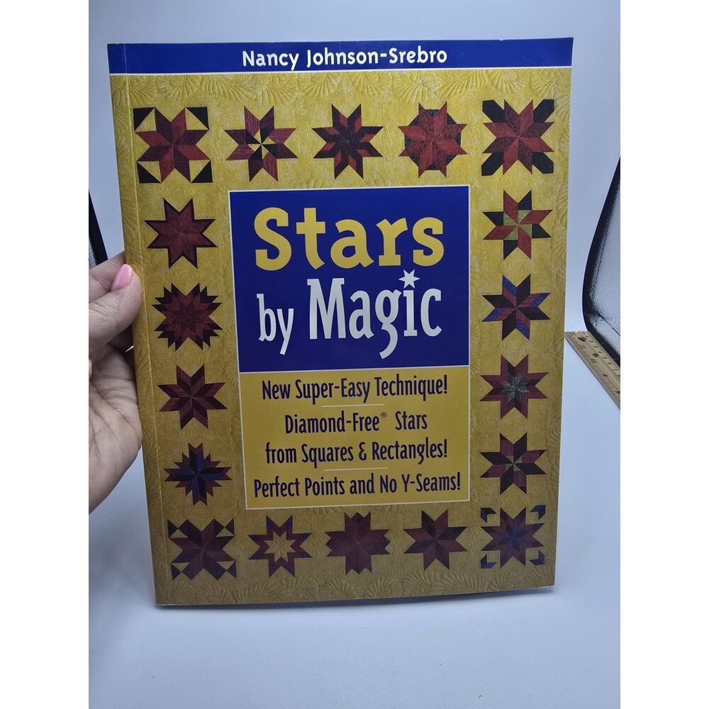 STARS BY MAGIC: New Super Easy Technique! Diamond -Free By Nancy Johnson-Serbro